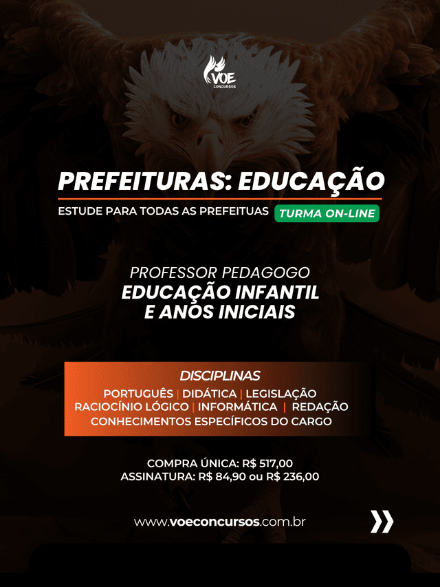 Prefeituras: Educação Infantil + Anos Iniciais
