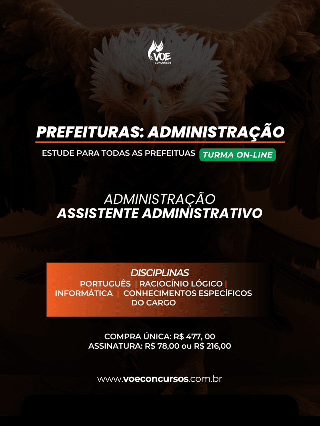 Prefeituras: Área Administrativa